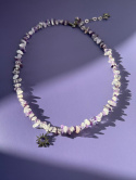 CHOCKER Z KAMIENI NATURALNYCH AMETYST