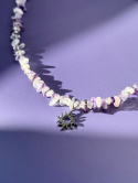 CHOCKER Z KAMIENI NATURALNYCH AMETYST